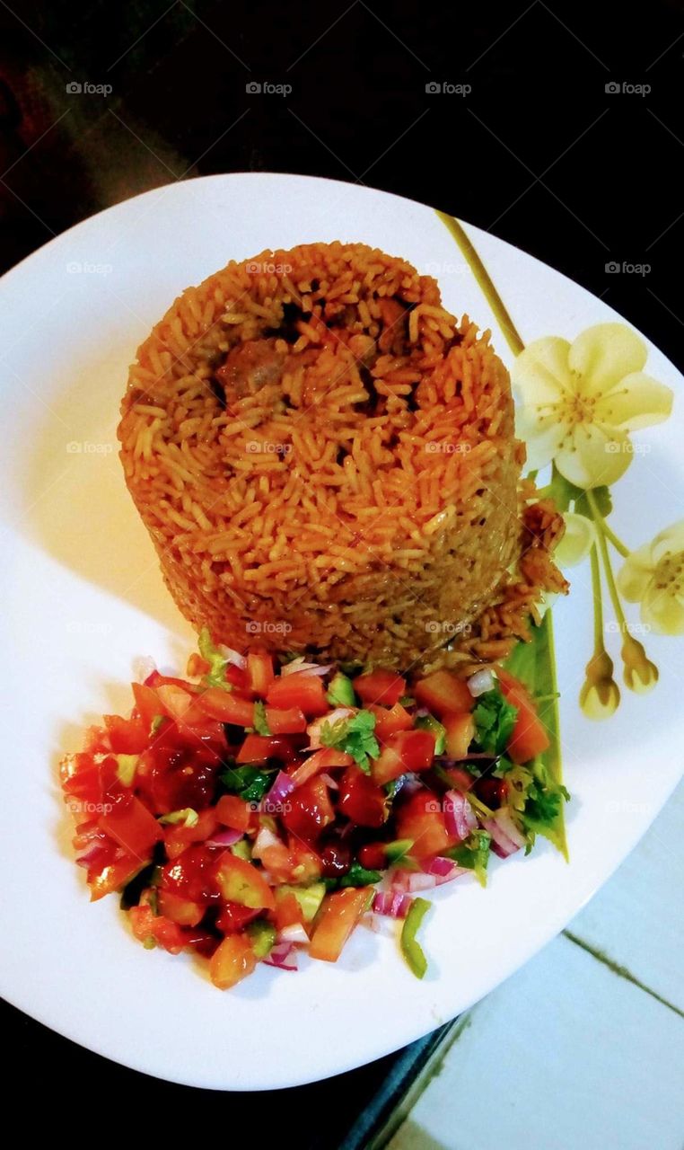 Pilau (spicy rice) originated from the coastal region of Kenya