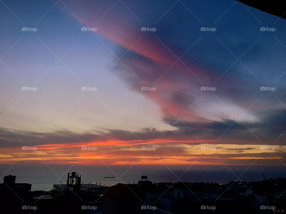 red sky 