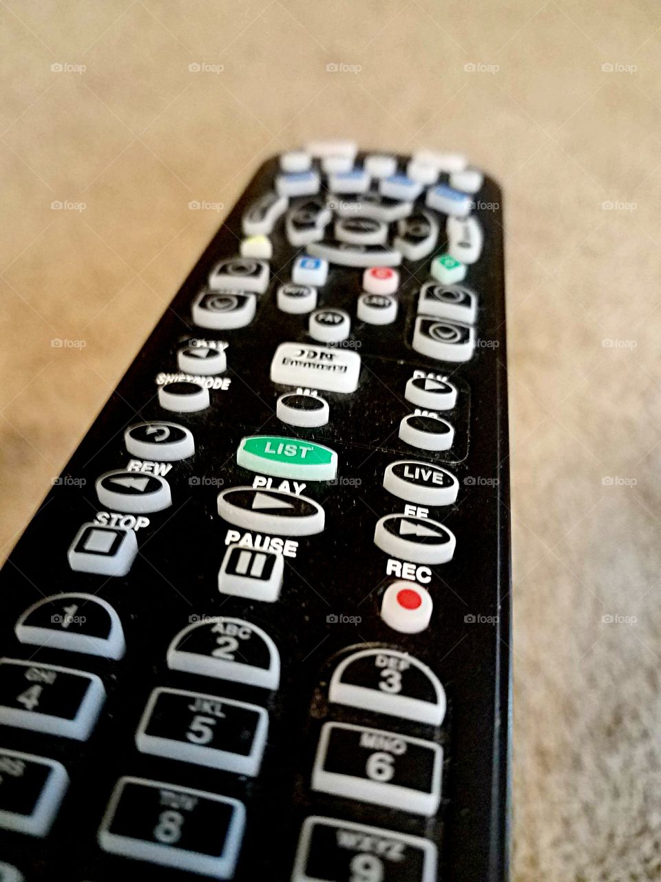 Remote control for the TV