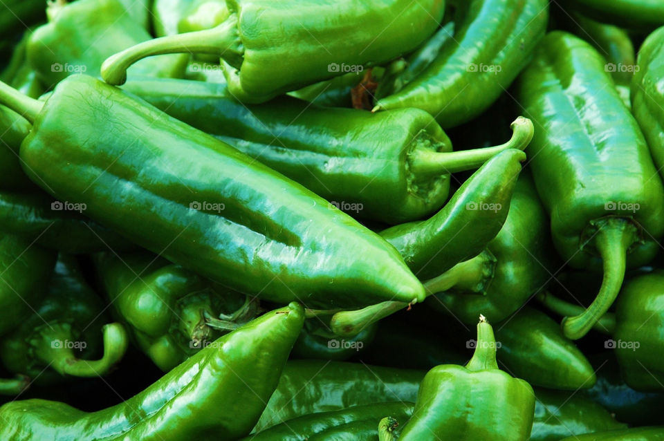 Green peppers