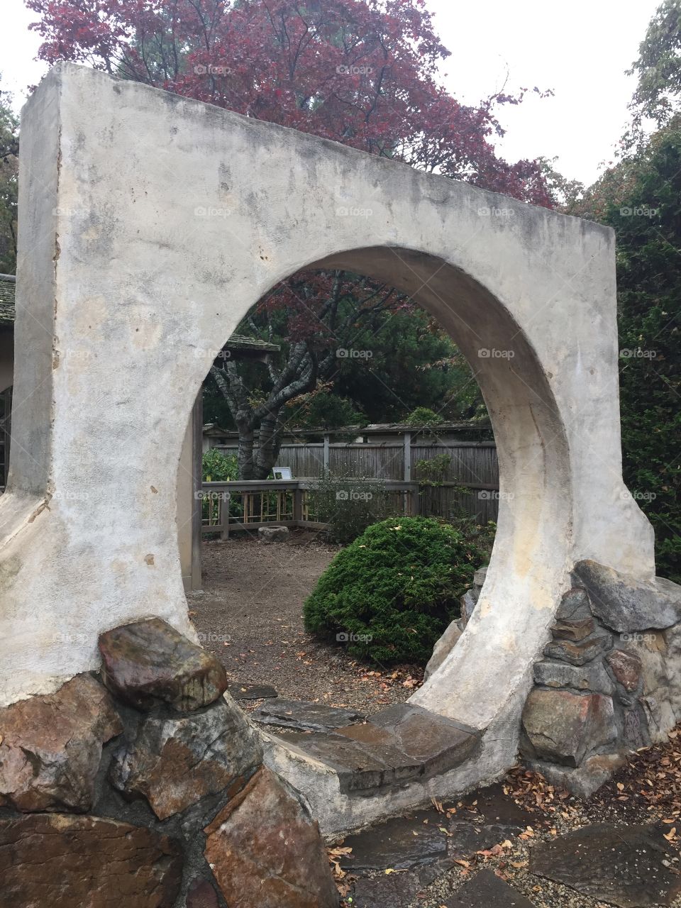 enter the japanese garden. 