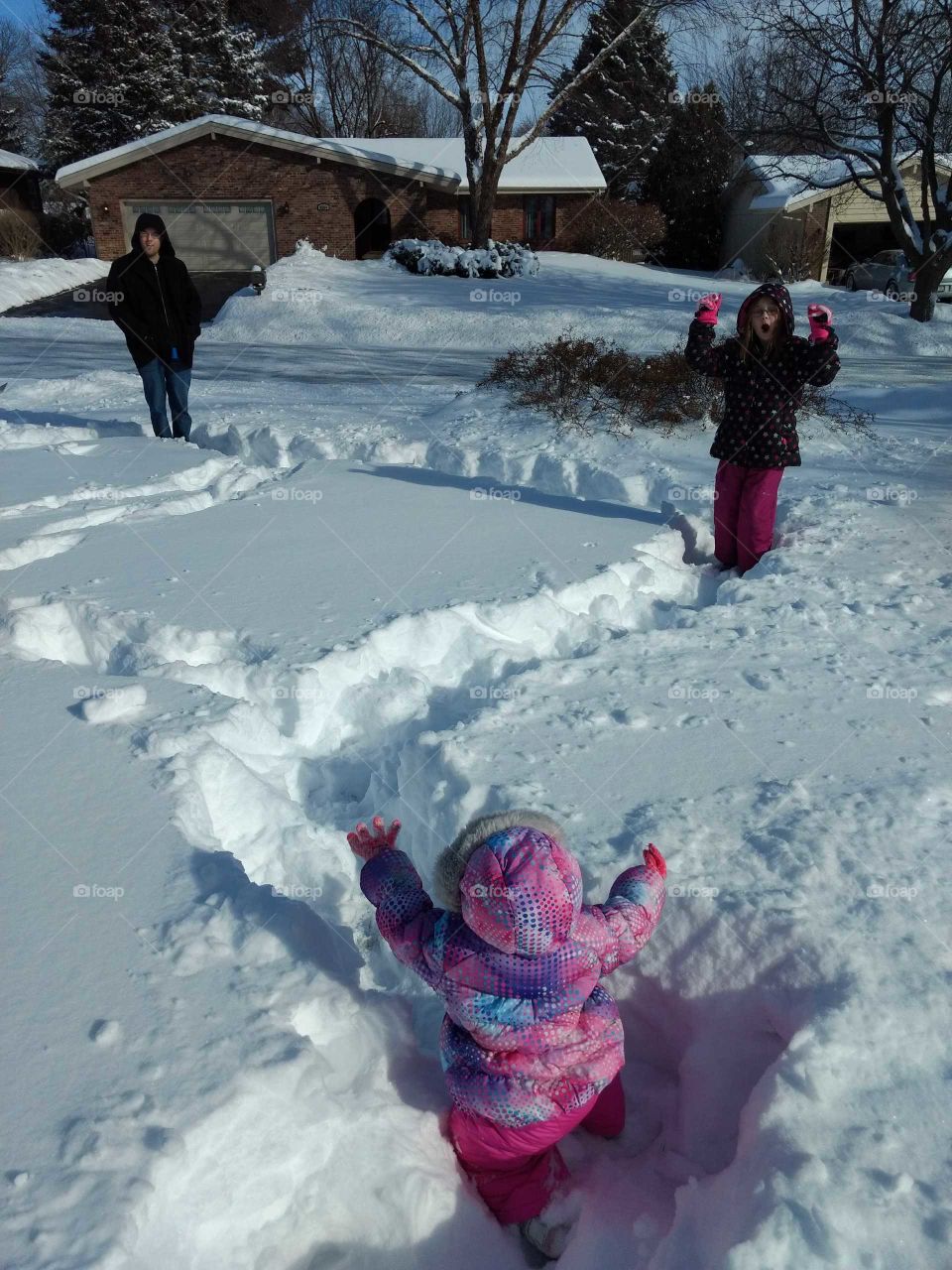 time to play in the snow