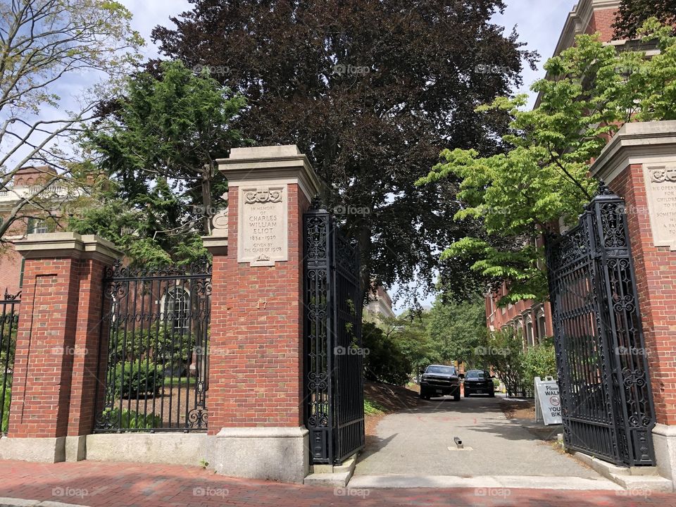 Gate at Harvard