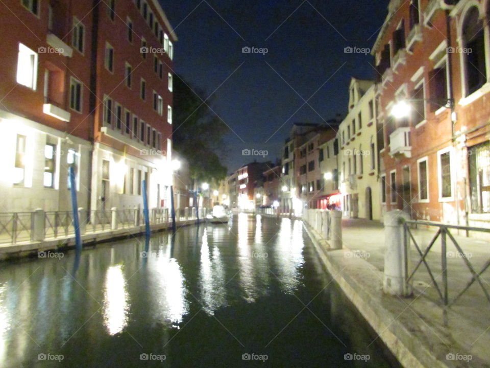 Venice in the night