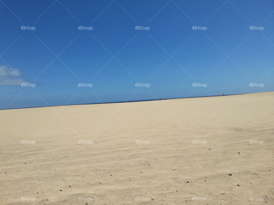 morro jable beach. fuerteventura