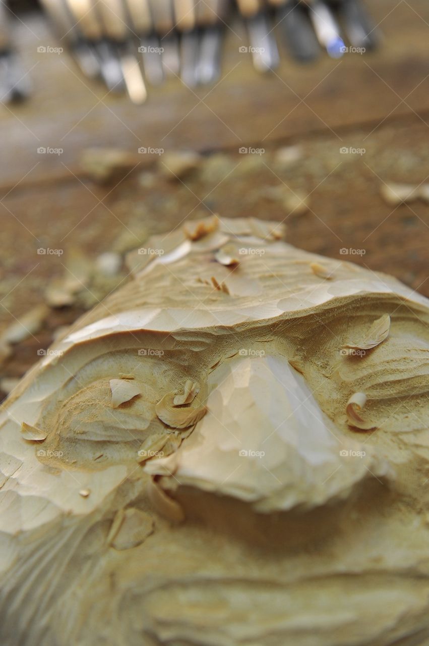 wood carving