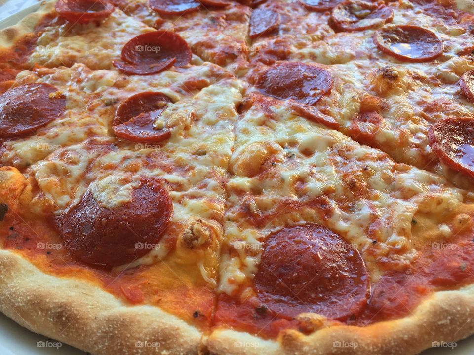 Pizza pepperoni in Denmark
