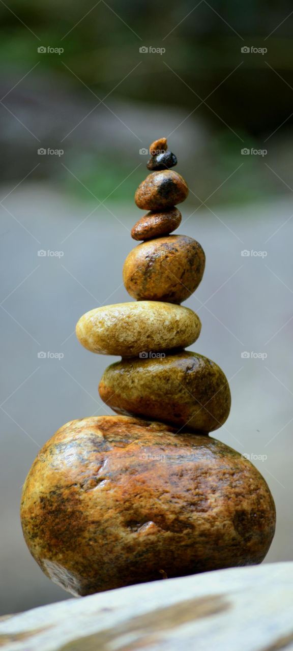 Zen Stacks: Rocks in Tranquil Equilibrium