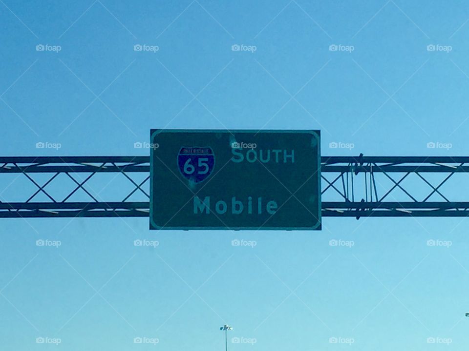 Traveling 65 into mobile