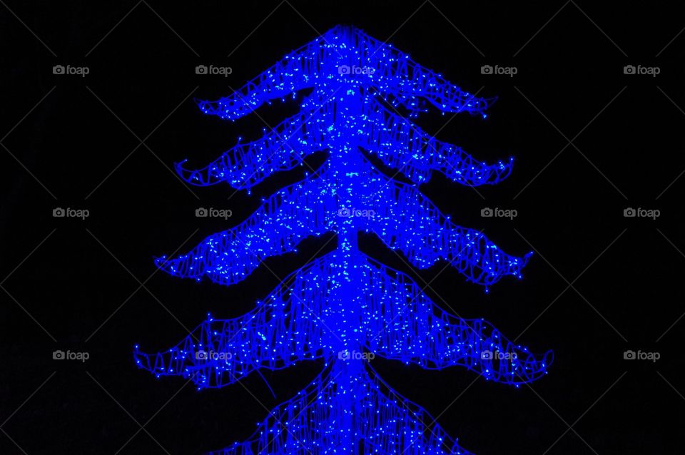 Blue Tree - Catskill Lantern Festival 2020
