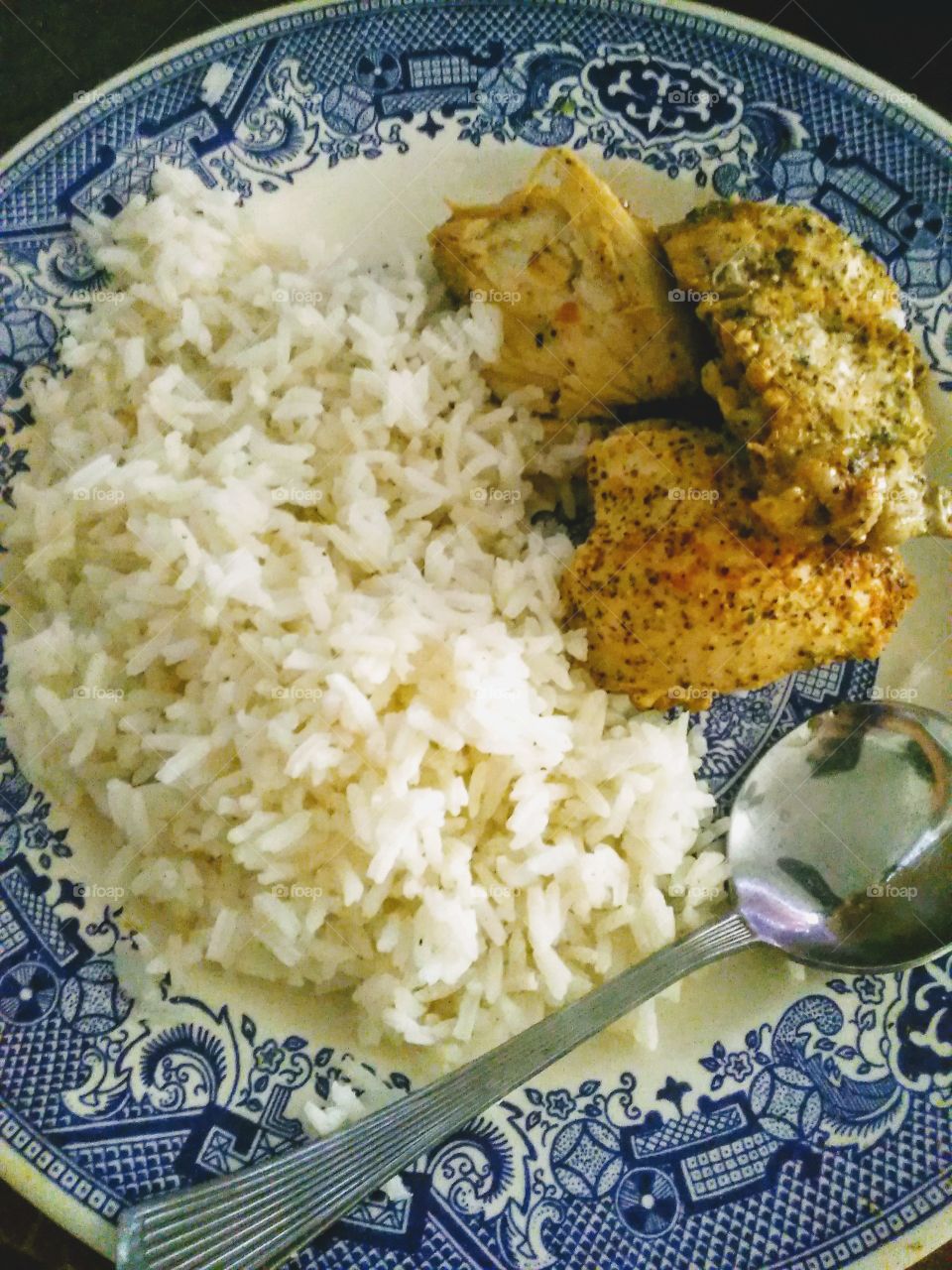 rice & chicken