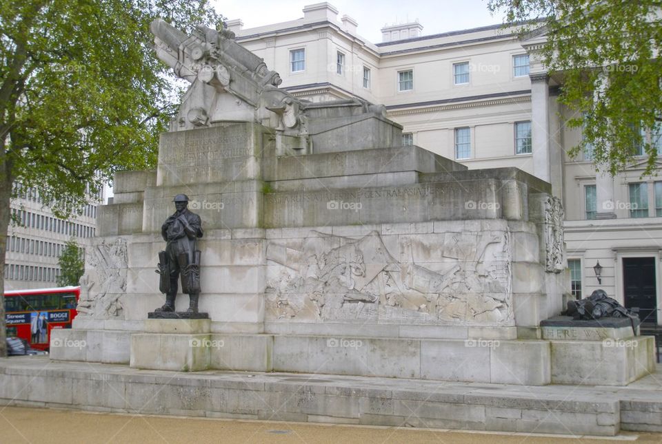 THE ROYAL  REGIMENT OF ARTILLERY MEMORIAL LONDON, ENGLAND