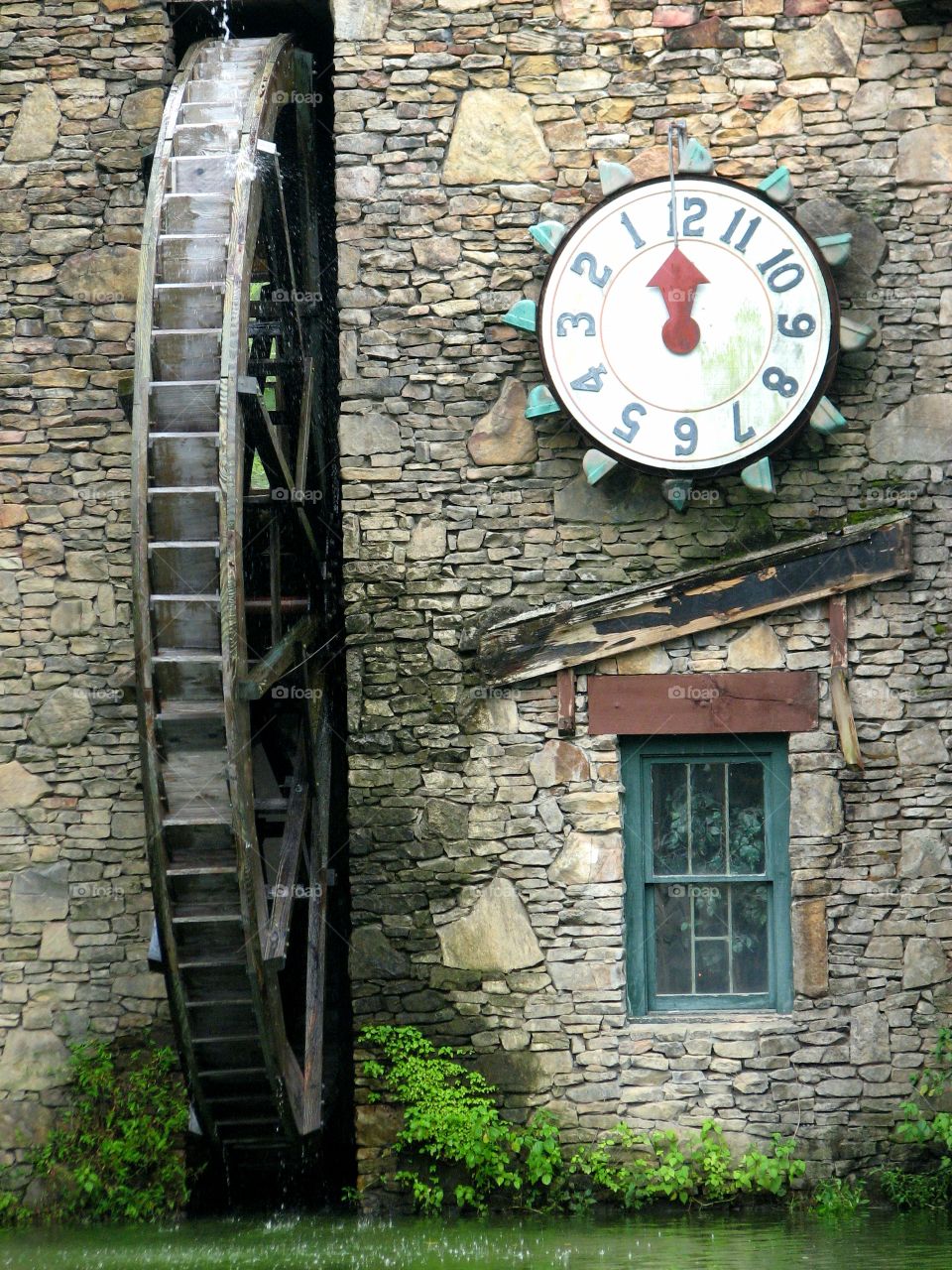 Clock on the mill