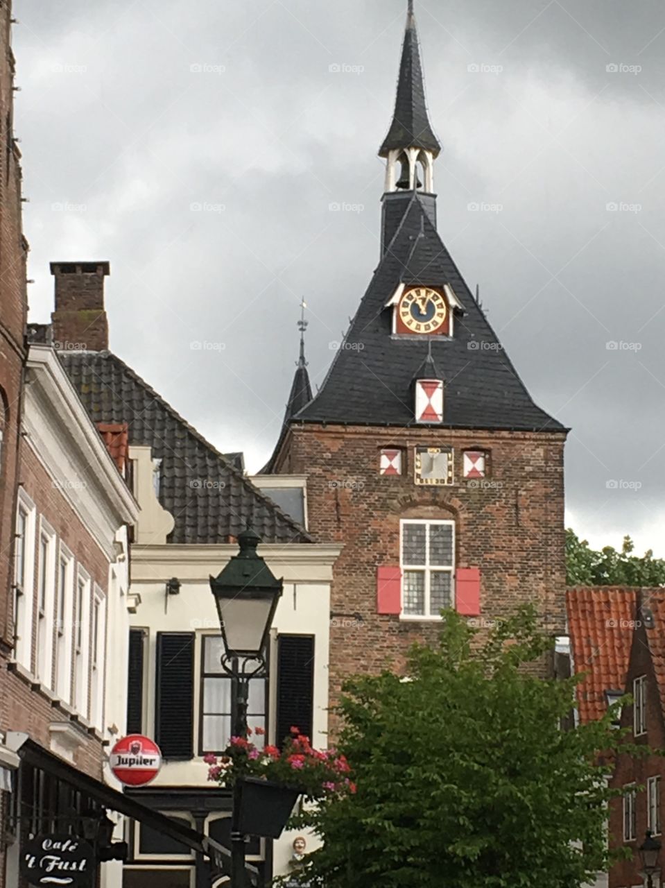 Tower "Lekpoort" in Vianen Holland