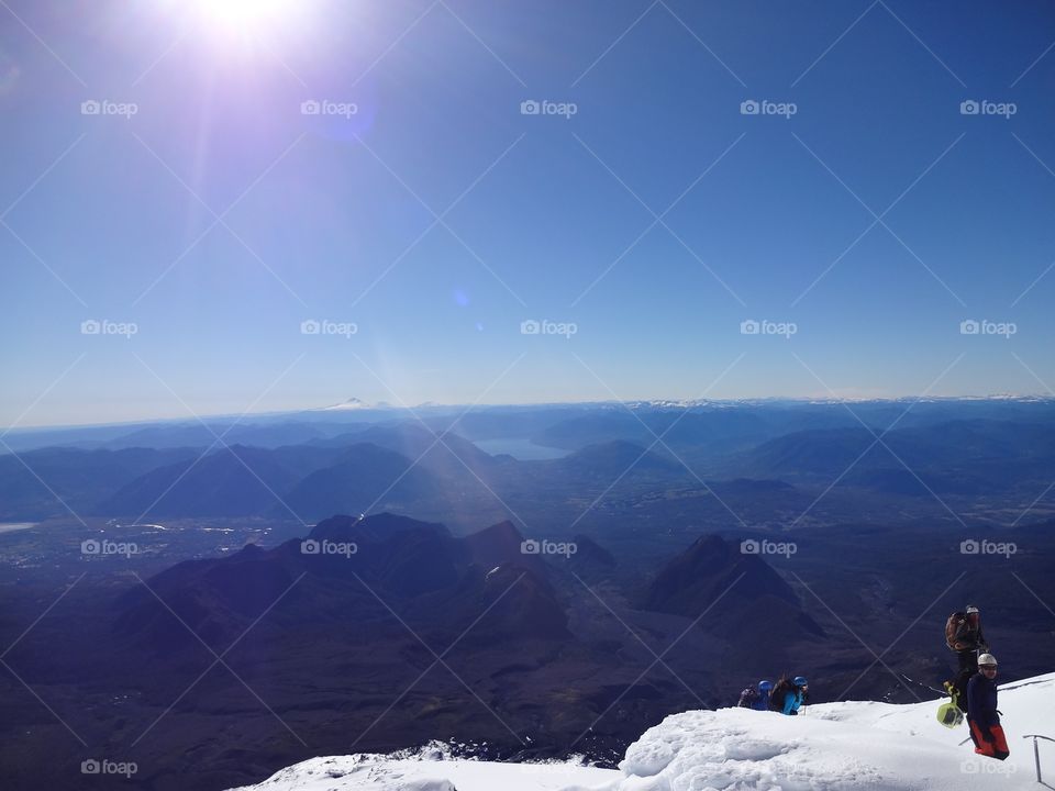 Climbing Volcán Villarrica in southern Chile 