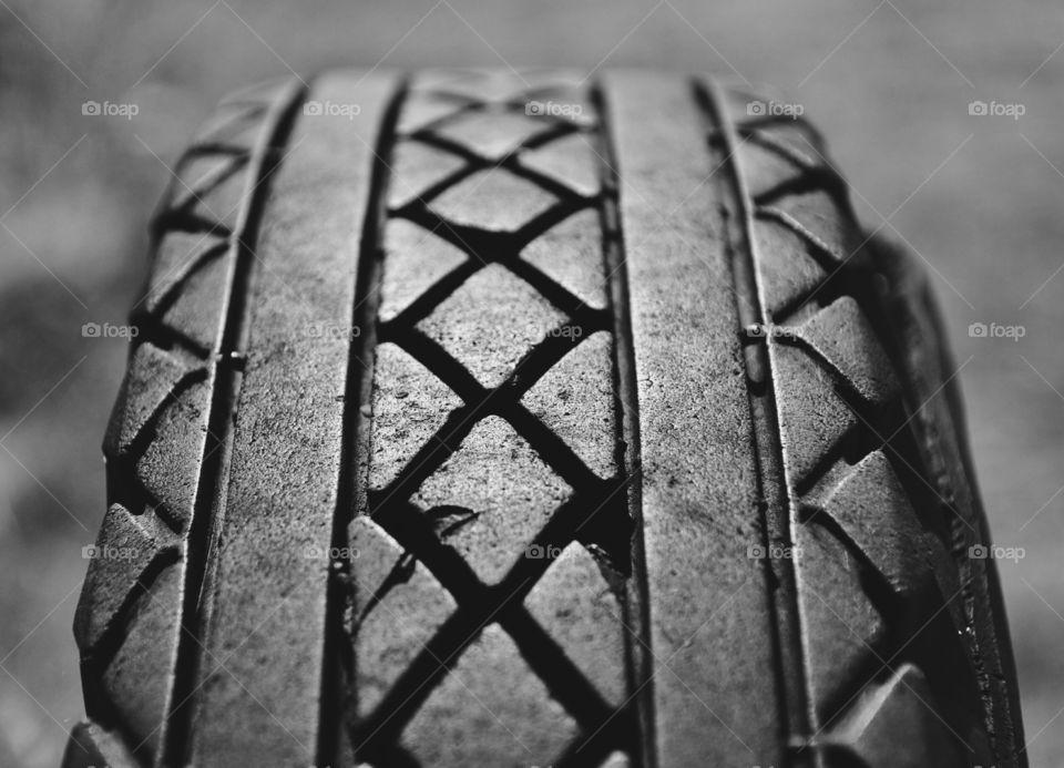 Detail of a tire