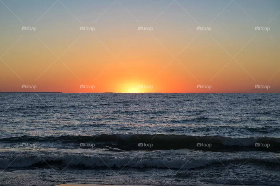 Sunset at the beach