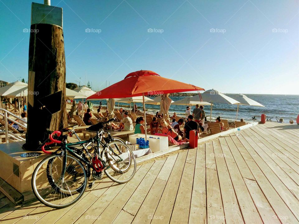 Summertime at the beach