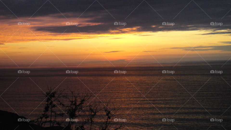 landscape ocean sunset night by izabela.cib