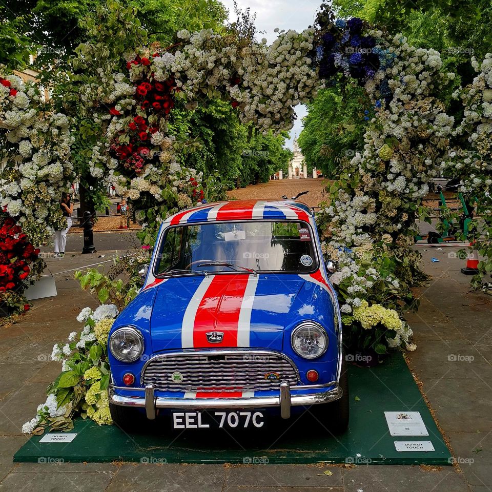 Car with soul. London. Street photo. Iconic car. Great Britain.