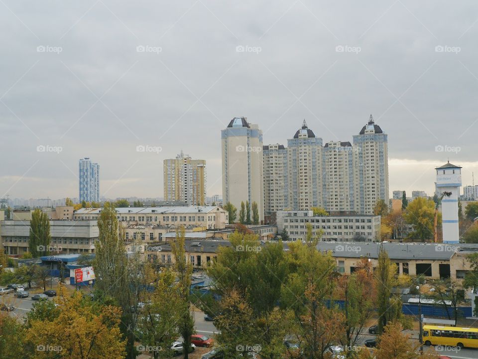 Kyiv city landscape