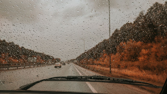 rainy day road trip