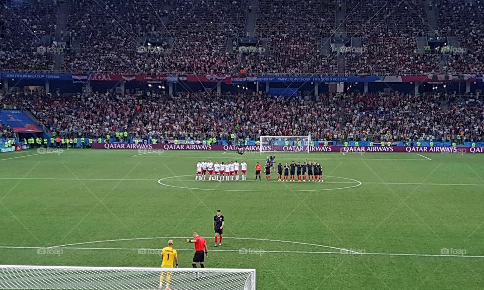 FIFA 2018 match Croatia-Denmark in Nizhny Novgorod