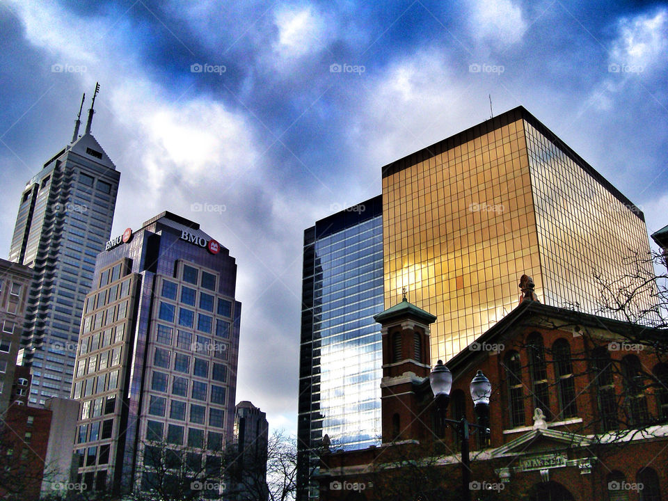 sky clouds building indy by brockwillis