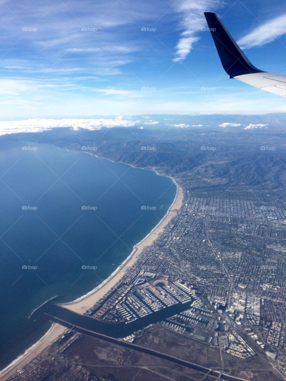 Leaving Los Angeles. California Coast. LAX departure. Taken October 2016.