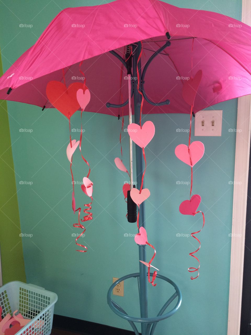 Valentines umbrella 