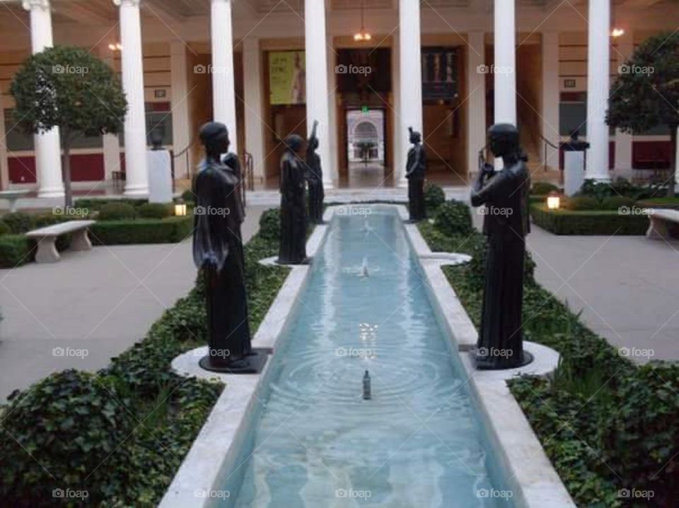 Getty Villa statues