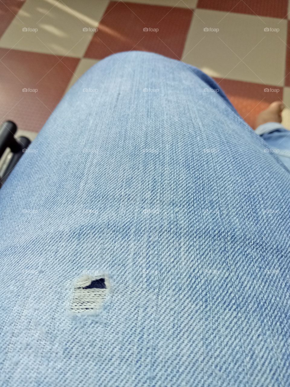 Blue jeans view