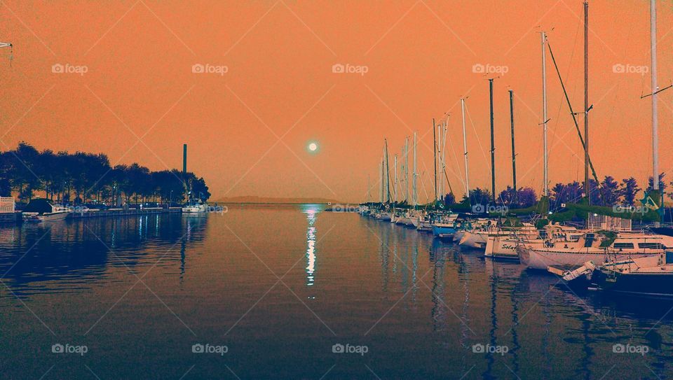 Sitting on the dock of the bay