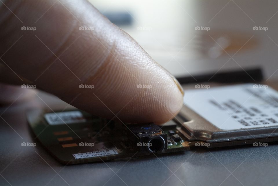 A retrospective look back at an earlier model cellular circuit board.