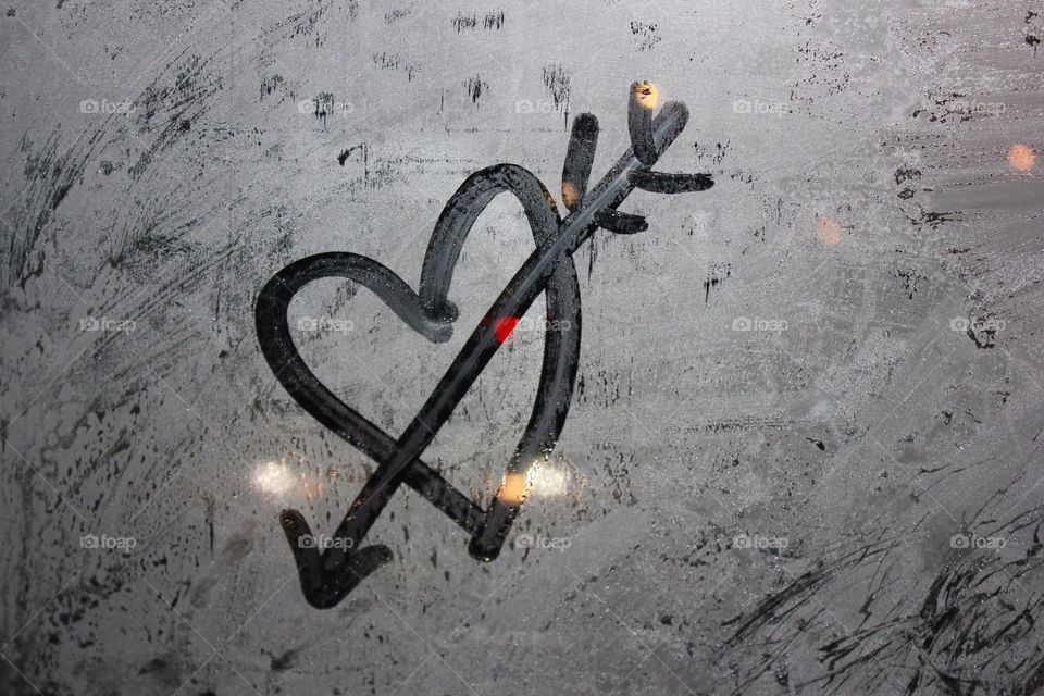 car window heart love by Ofir.Afenzar