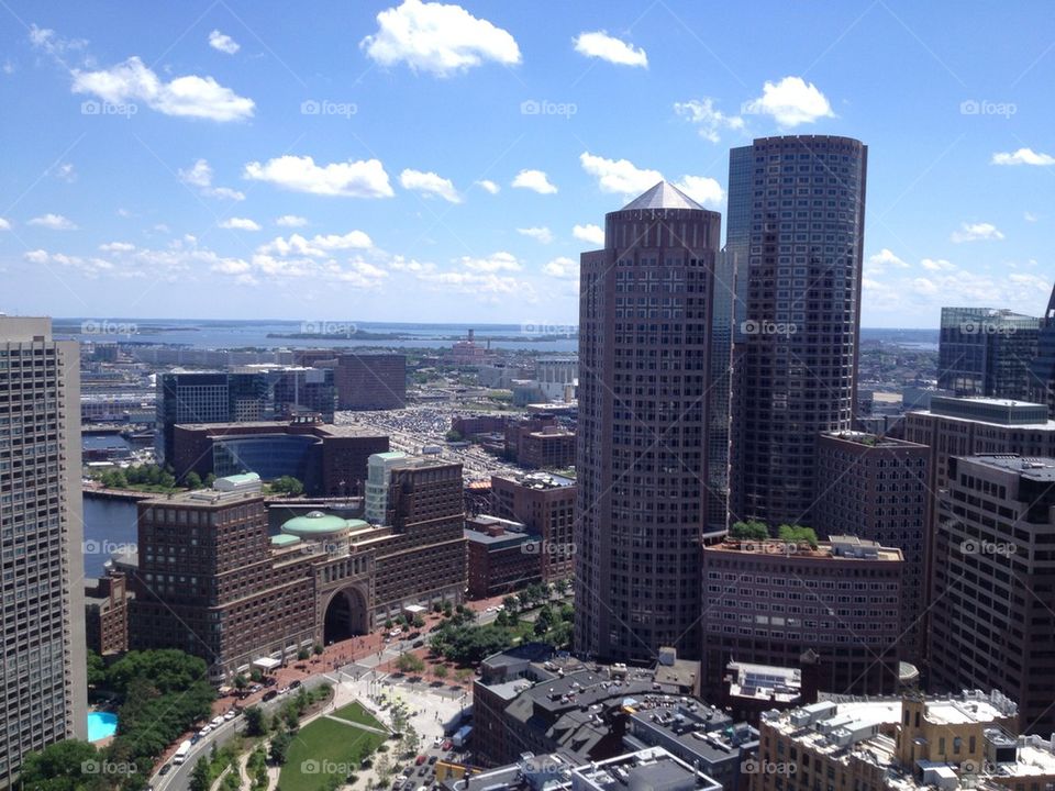 city boston view high rise by fchan07