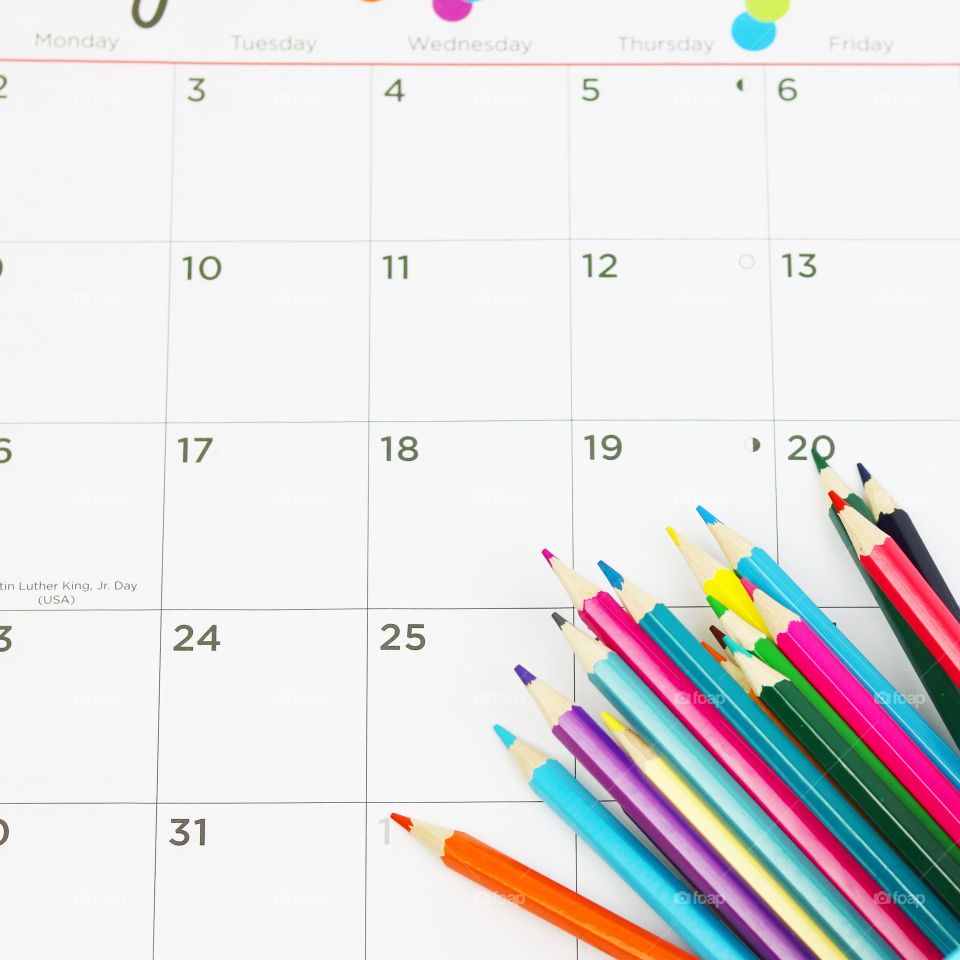 Colorful Calendar