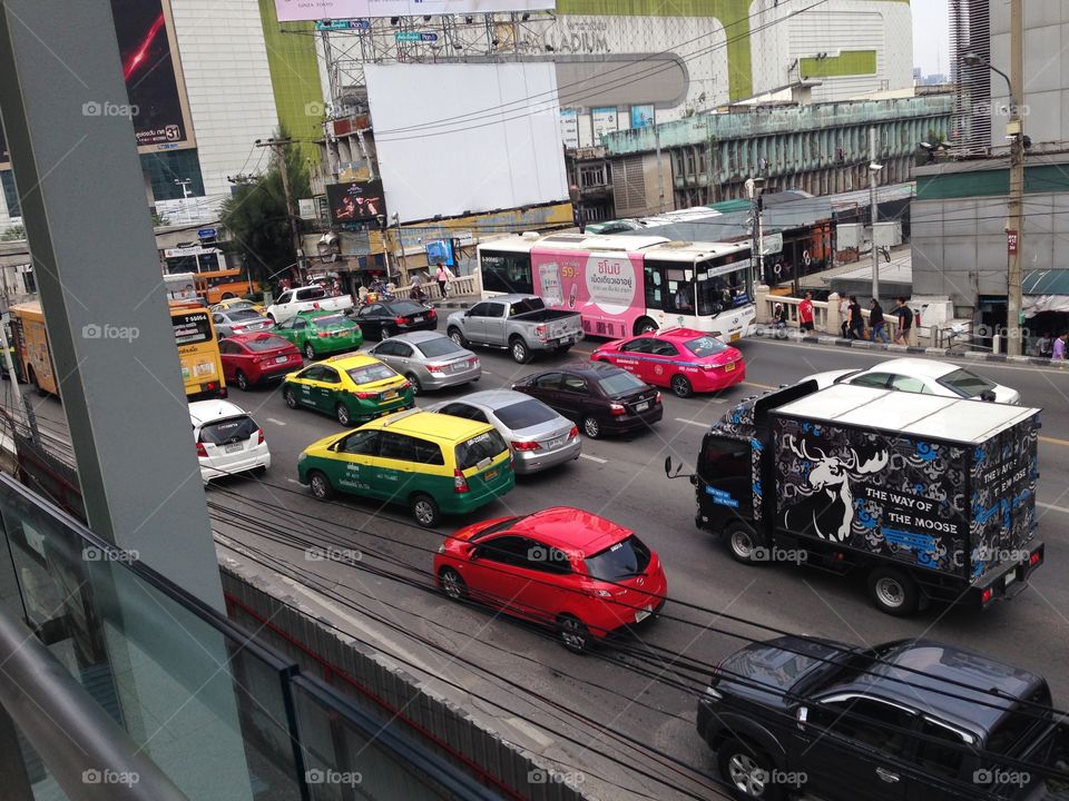 Busy Street of Bangkok 
