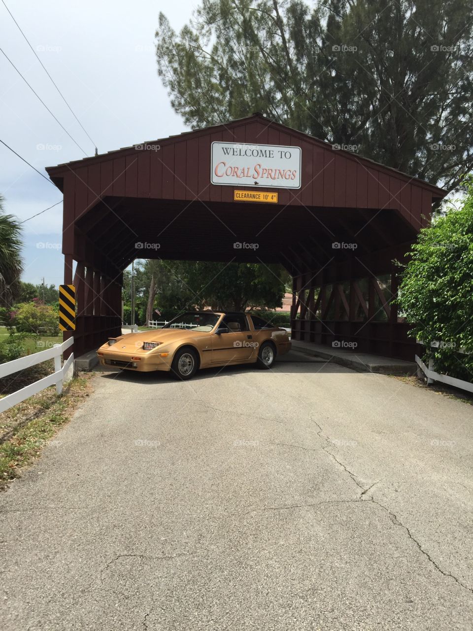 300zx at the Coral Springs bridge