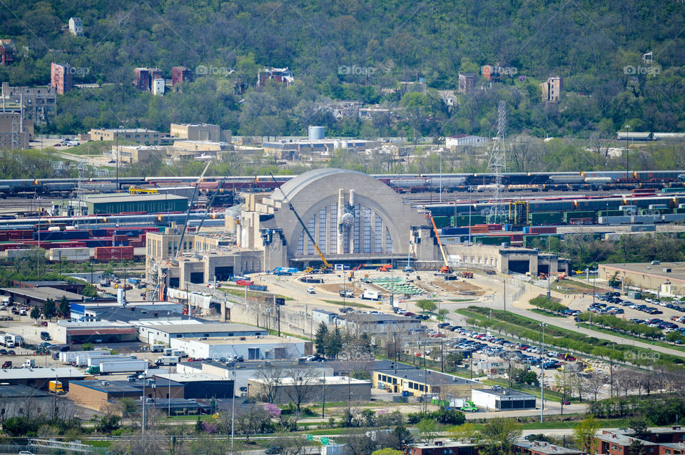 Cincinnati Museum Center under construction in Cincinnati, Ohio