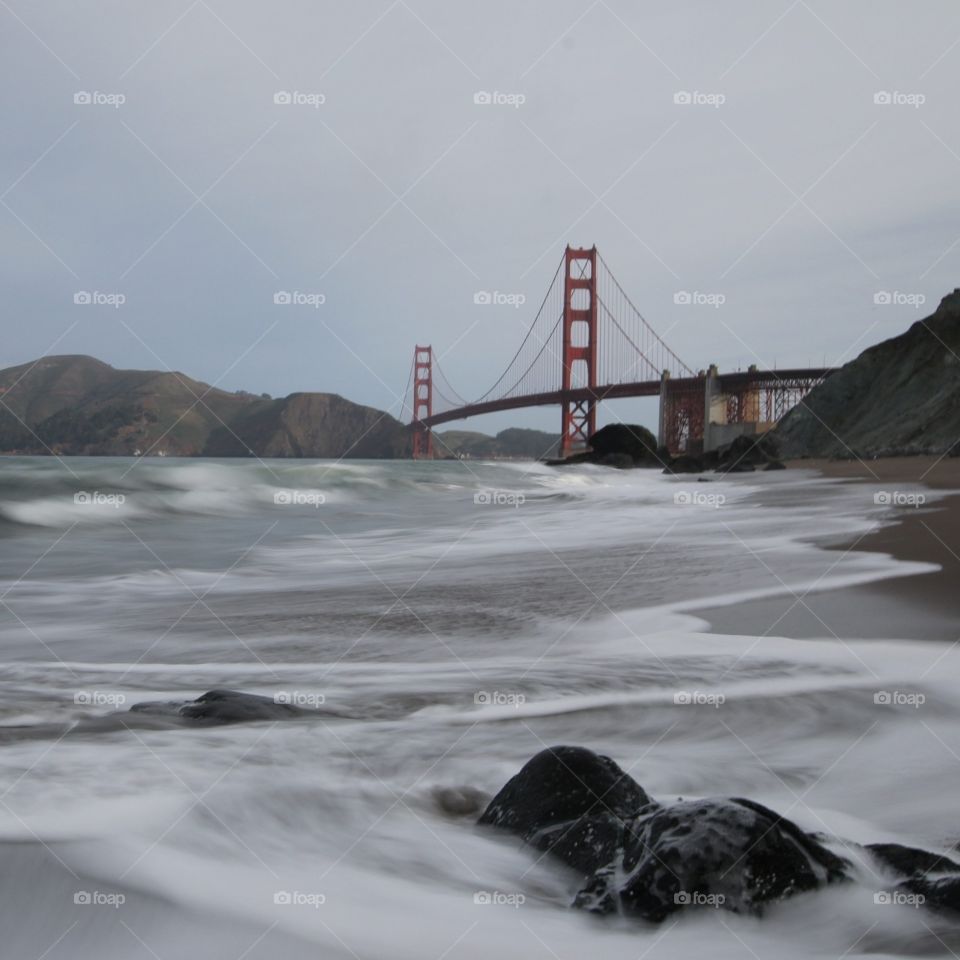 Marshall Law. Golden Gate from Marshall Beach