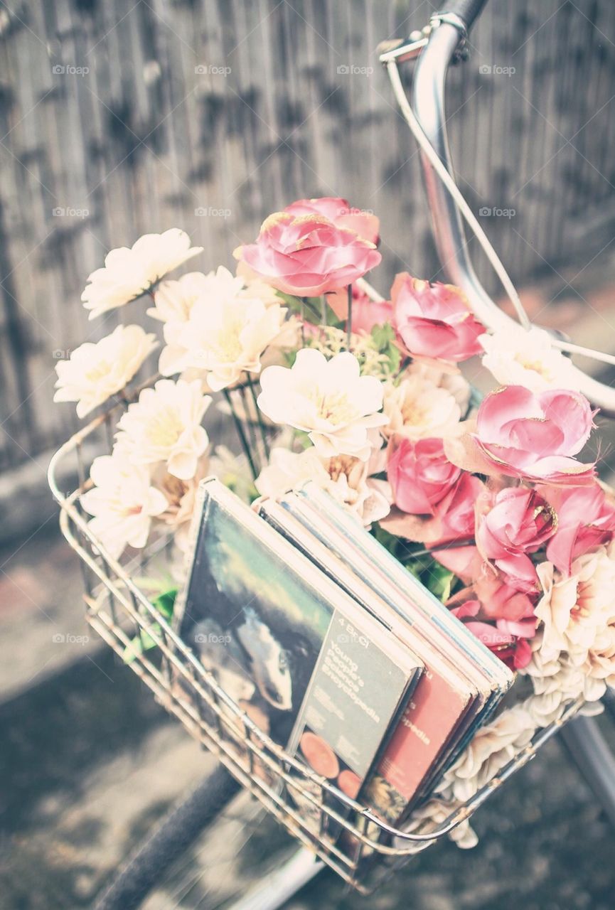 One of my hubby riding a Bicycle 