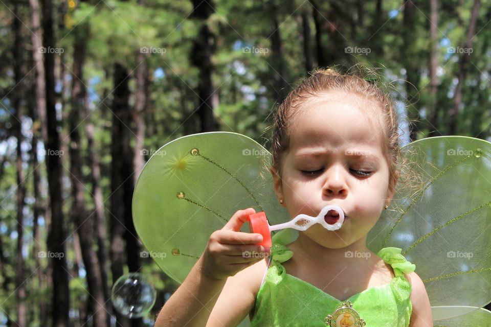 girl fairy bubble soap