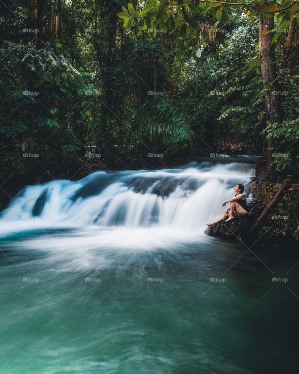 Amazing waterfall in Brazil