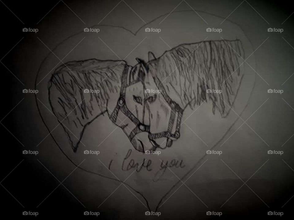 horses drawing