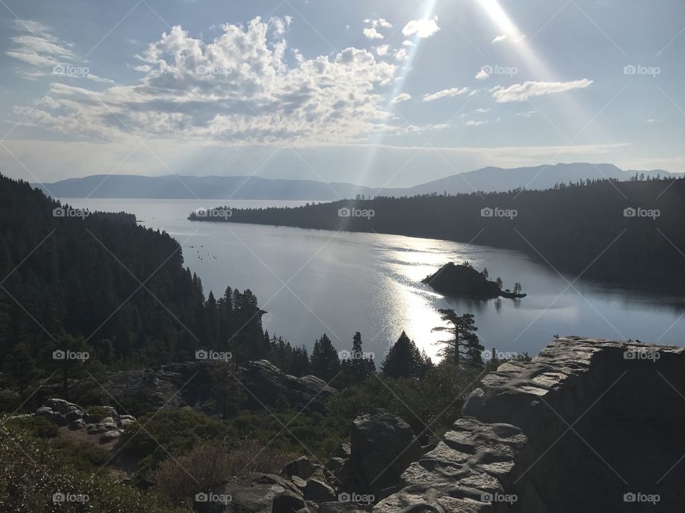 Lake Tahoe in the summer