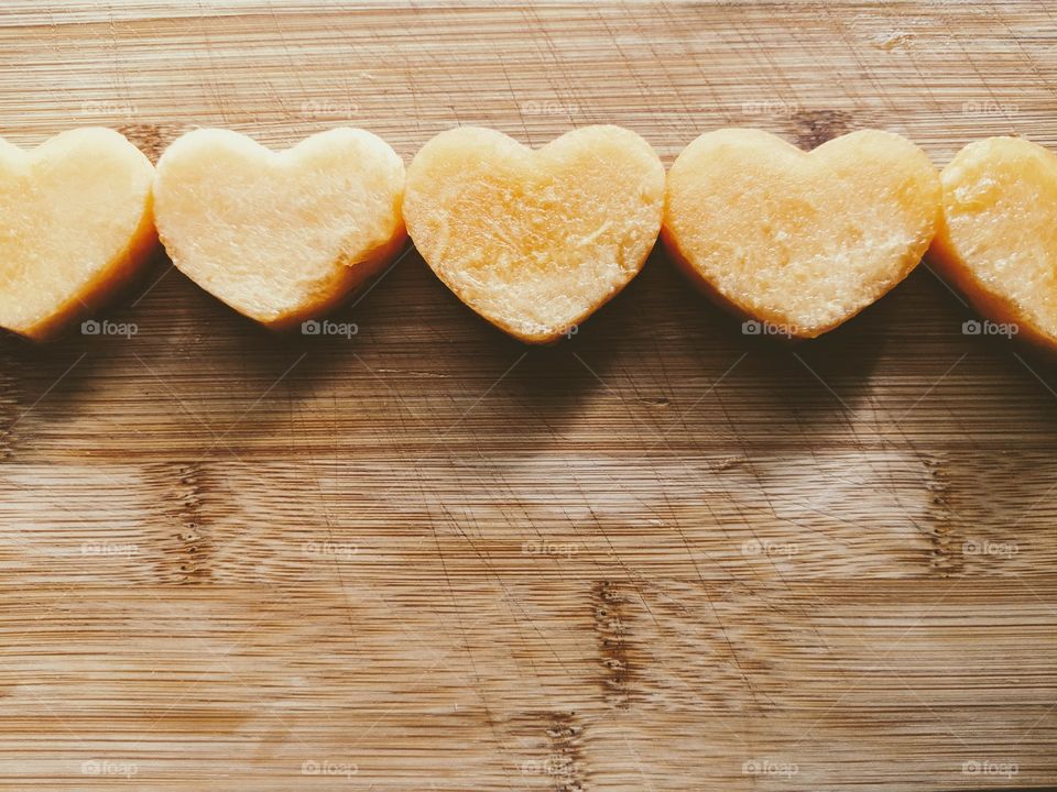 cantaloupe hearts