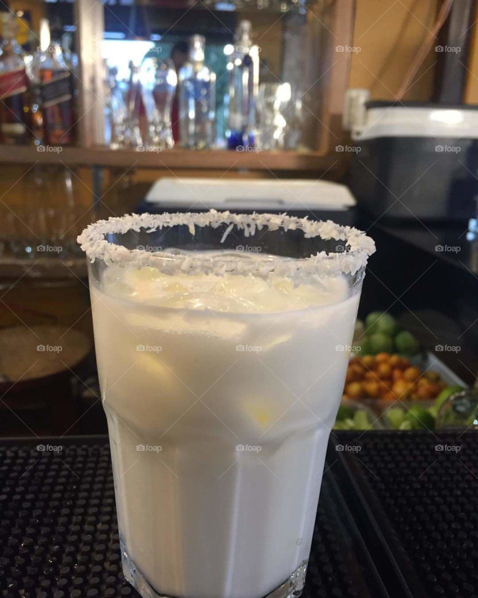 drink caipiroska de côco