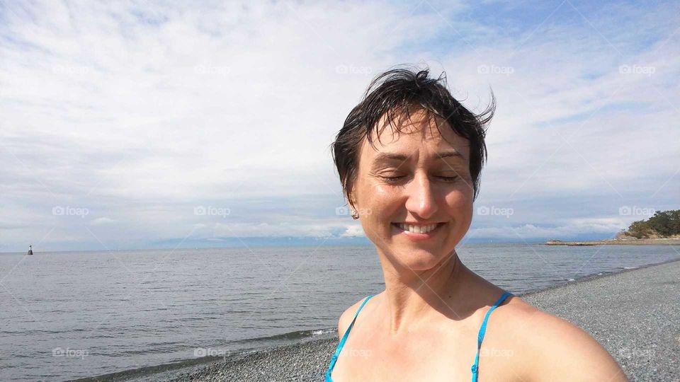 Pleasure of swimming