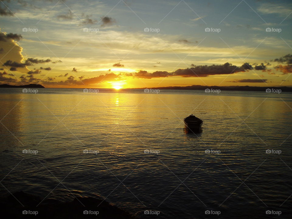 Fiji sunset